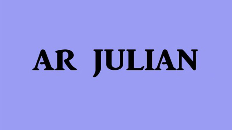 AR Julian Font Family Free Download