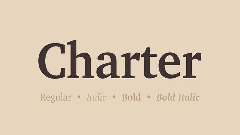 Charter Font Family Free Download