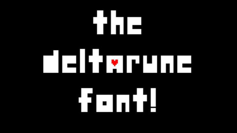 Deltarune Font Family Free Download