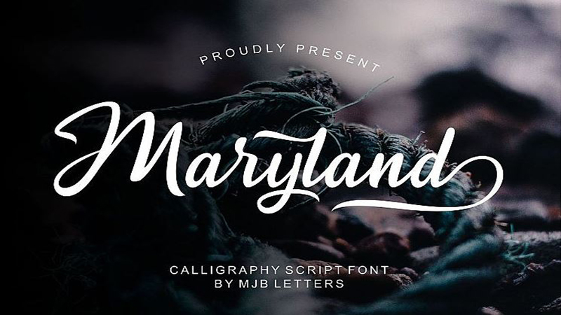 Maryland Calligraphy Font Family Free Download