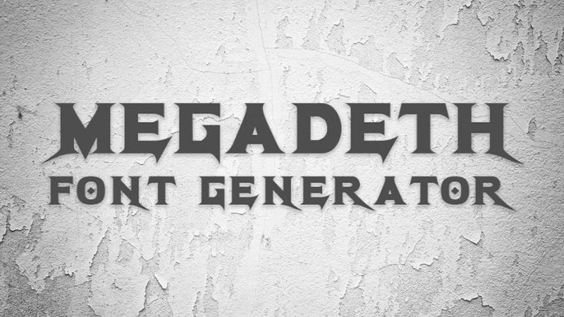 Megadeth Font Family Free Download