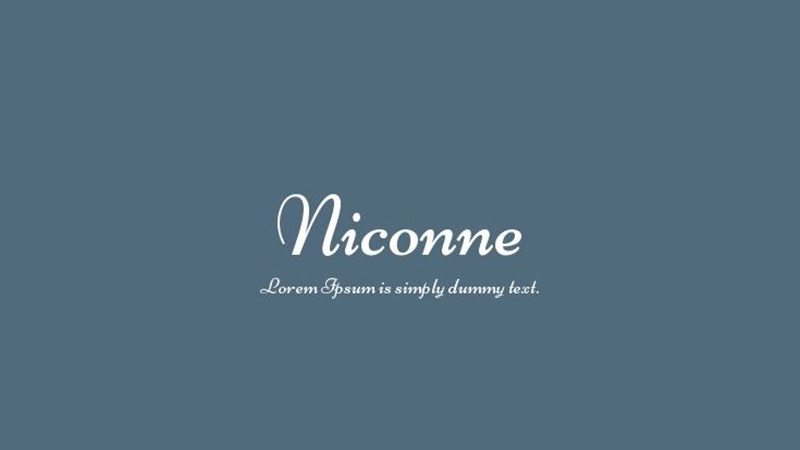 Niconne Font Family Free Download