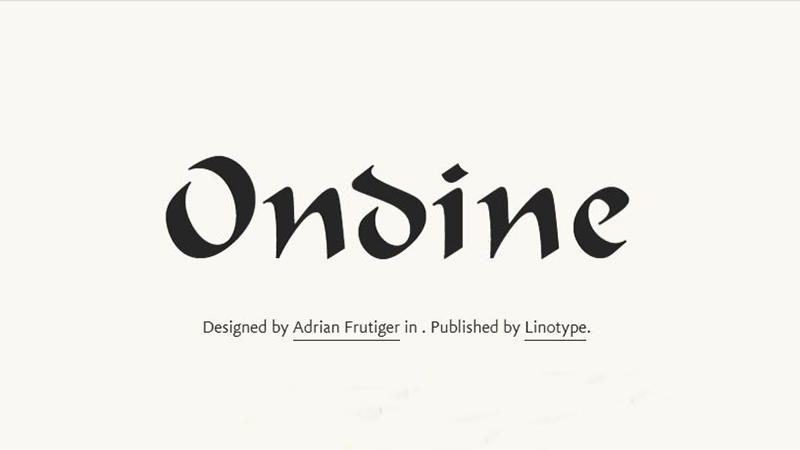 Ondine Font Family Free Download