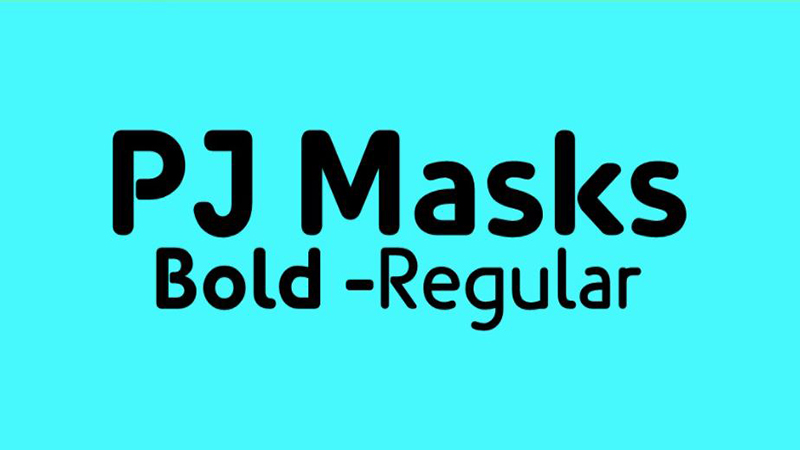 PJ Mask Font Family Free Download