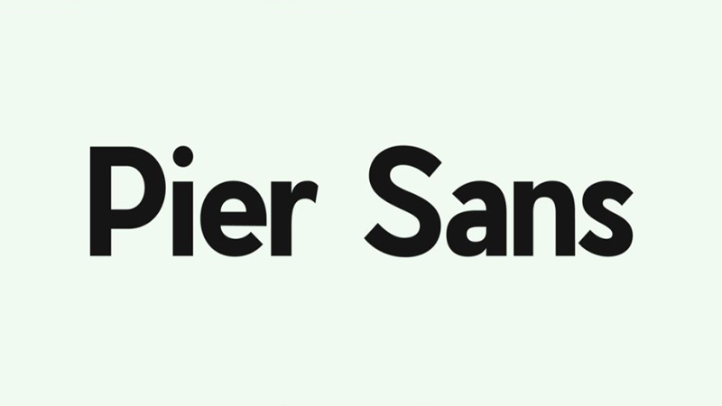 Pier Sans Font Family Free Download