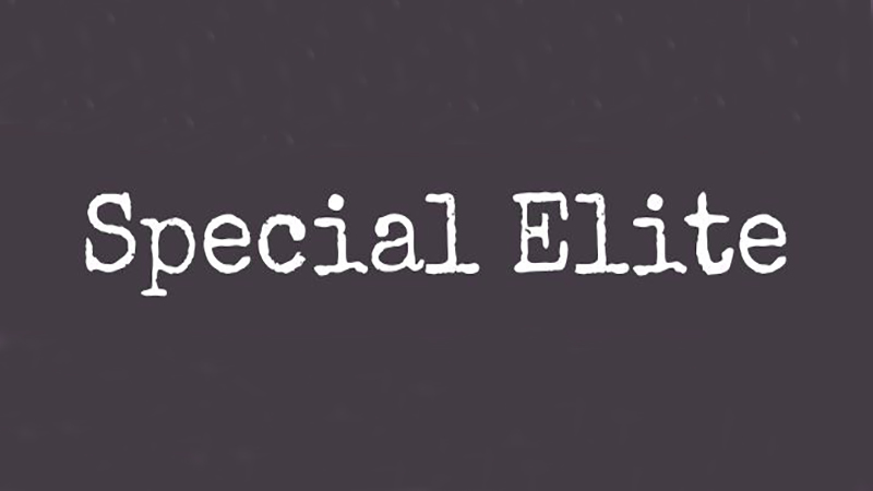 Special Elite Font Family Free Download