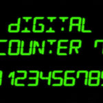 Digital Counter 7 Font Family Free Download