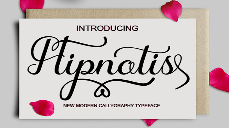 Hipnotis Script Font Family Free Download