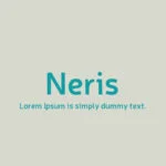 Neris Font Family Free Download