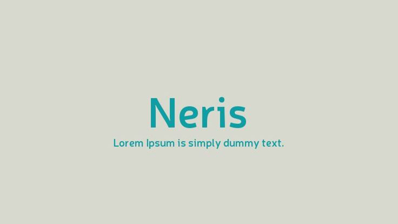 Neris Font Family Free Download
